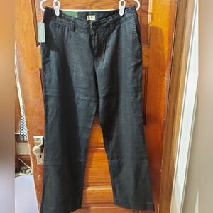 NWT Eddie Bauer Black Vashon Fit Pants Size 6 Womens